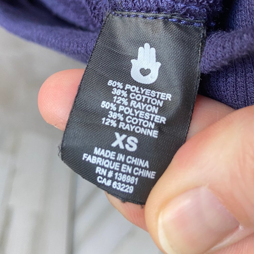 Spiritual Gangster Size XS Lets Love Old School Terry Sweatshirt - Picture 6 of 6